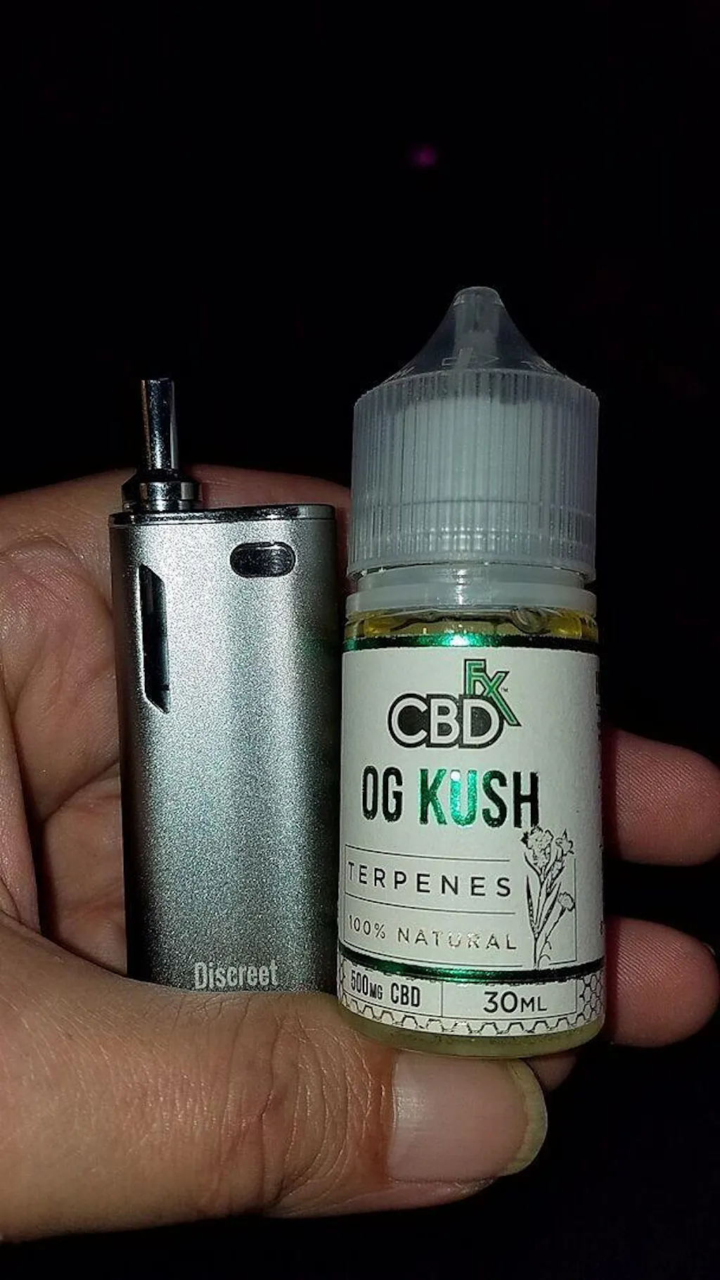 CBD + Delta-9 THC Vape Juice: OG Kush