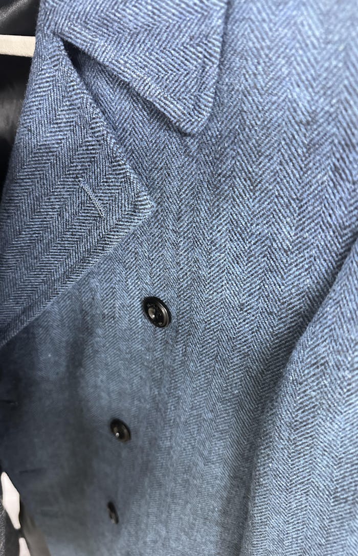 Ceehuteey 3 Piece Mens Suit Herringbone Notch Lapel Tuxedos (Blazer+Vest+Pants)