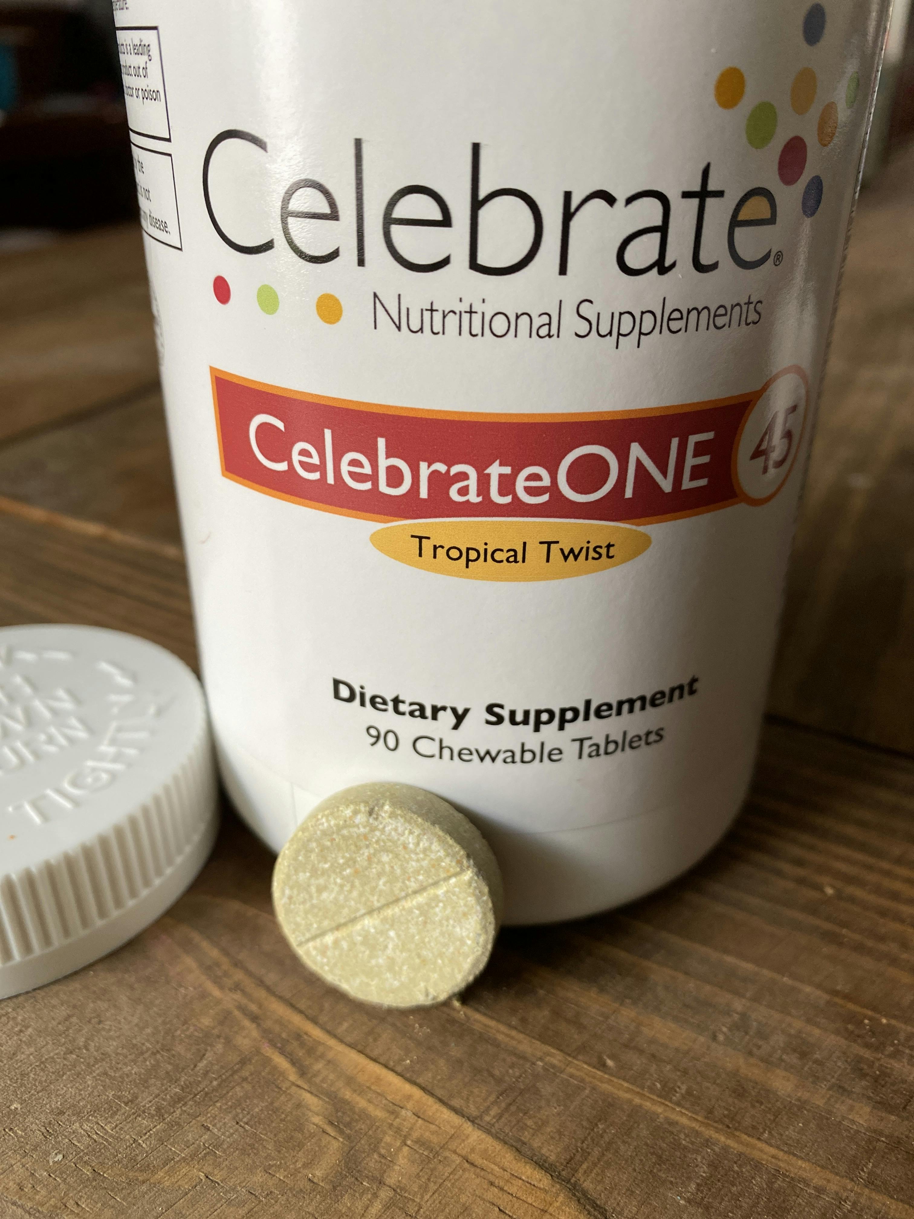 CelebrateONE with 45 mg iron Chewable & Capsule Celebrate