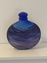 Hand Blown Glass Urn for Cremation Ashes | Lilac Sky Urn