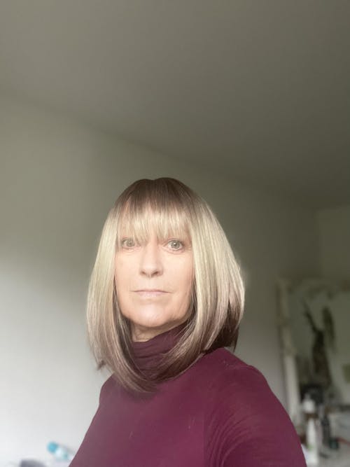 Tipped Blonde Brown Bob Wig. Zoey