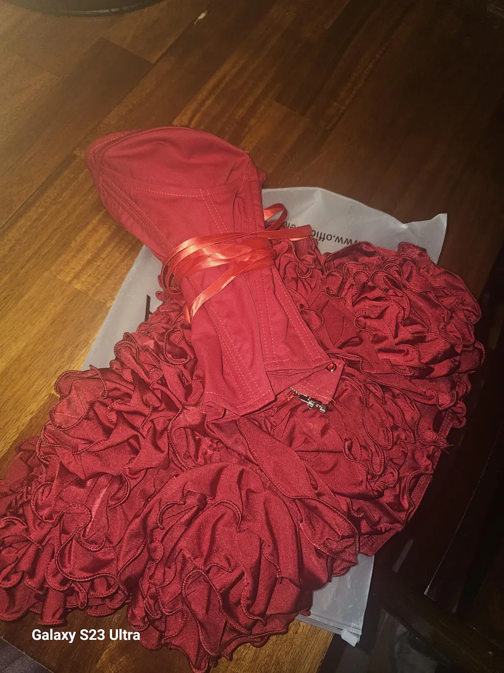 SCARLETTE Corset & Rose Mini Dress Set