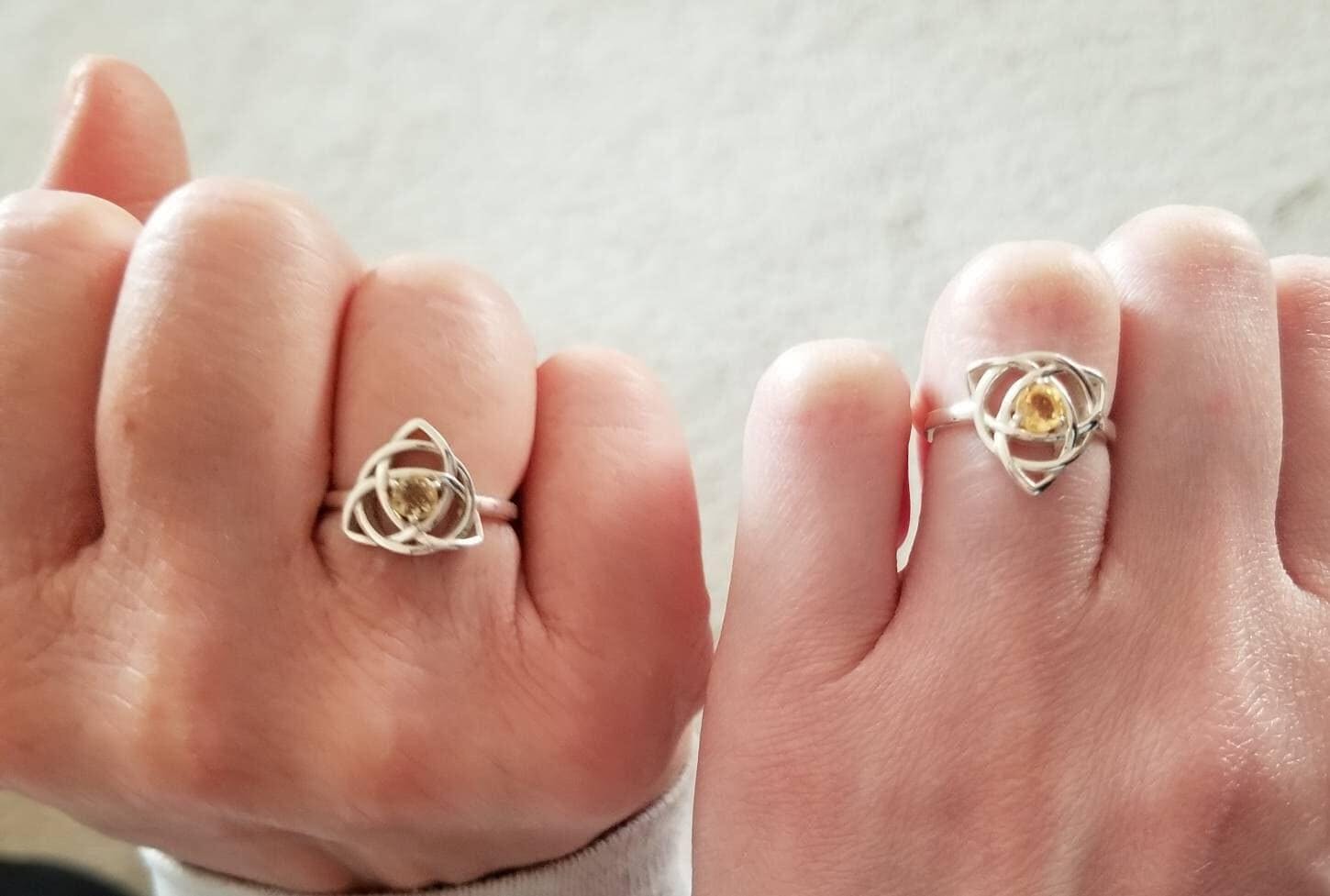 Lorinda Celtic Knot Ring – Celtic Crystal Design Jewelry