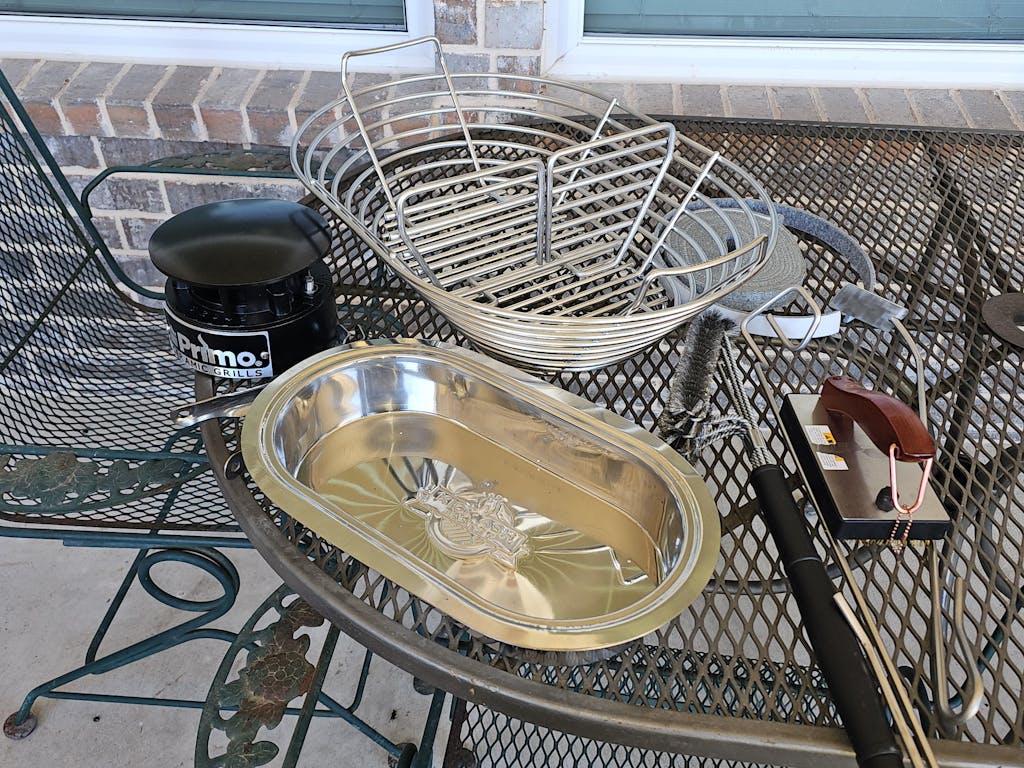 Primo XL Stainless Kick Ash Basket, KABOXSS — Ceramic Grill Store