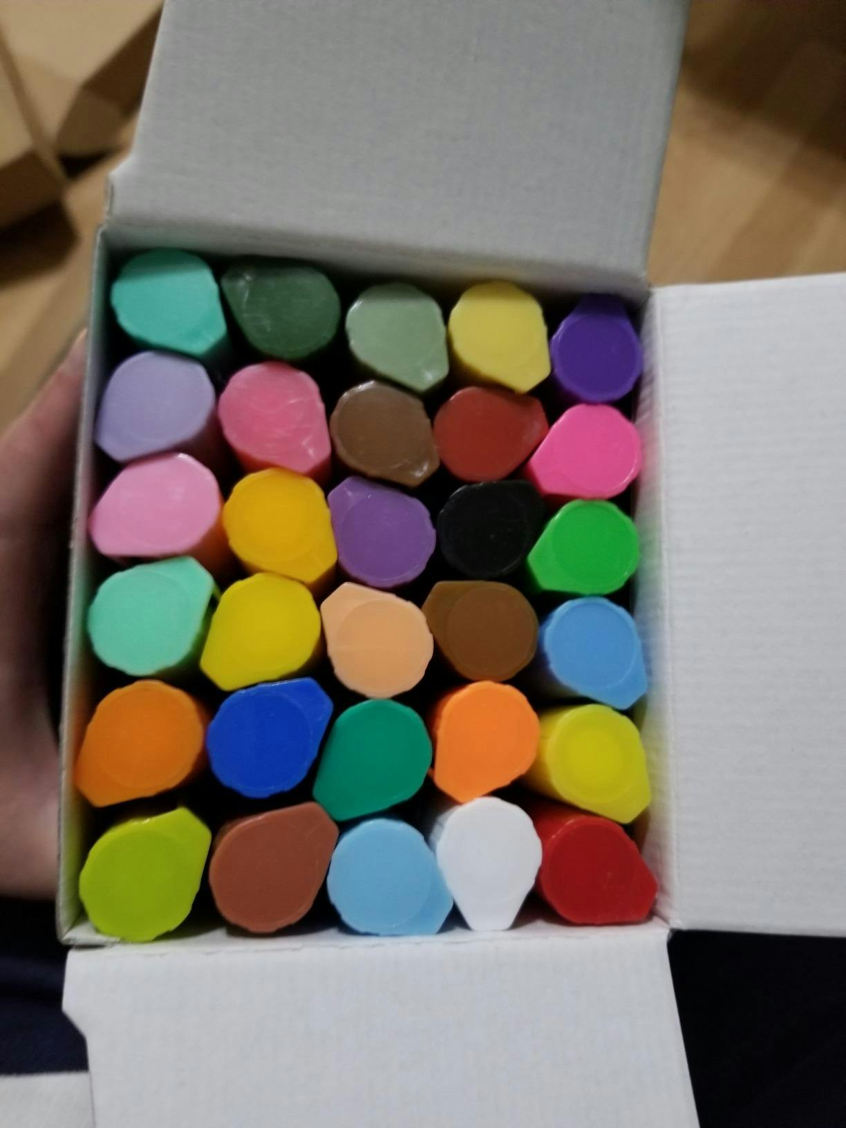 Extra Fine Tip Liquid Chalk Markers (30 Pack 1mm) Pastel + Neon Chalk Pens  - Erasable Dry Erase Marker for Chalkboard, Blackboards