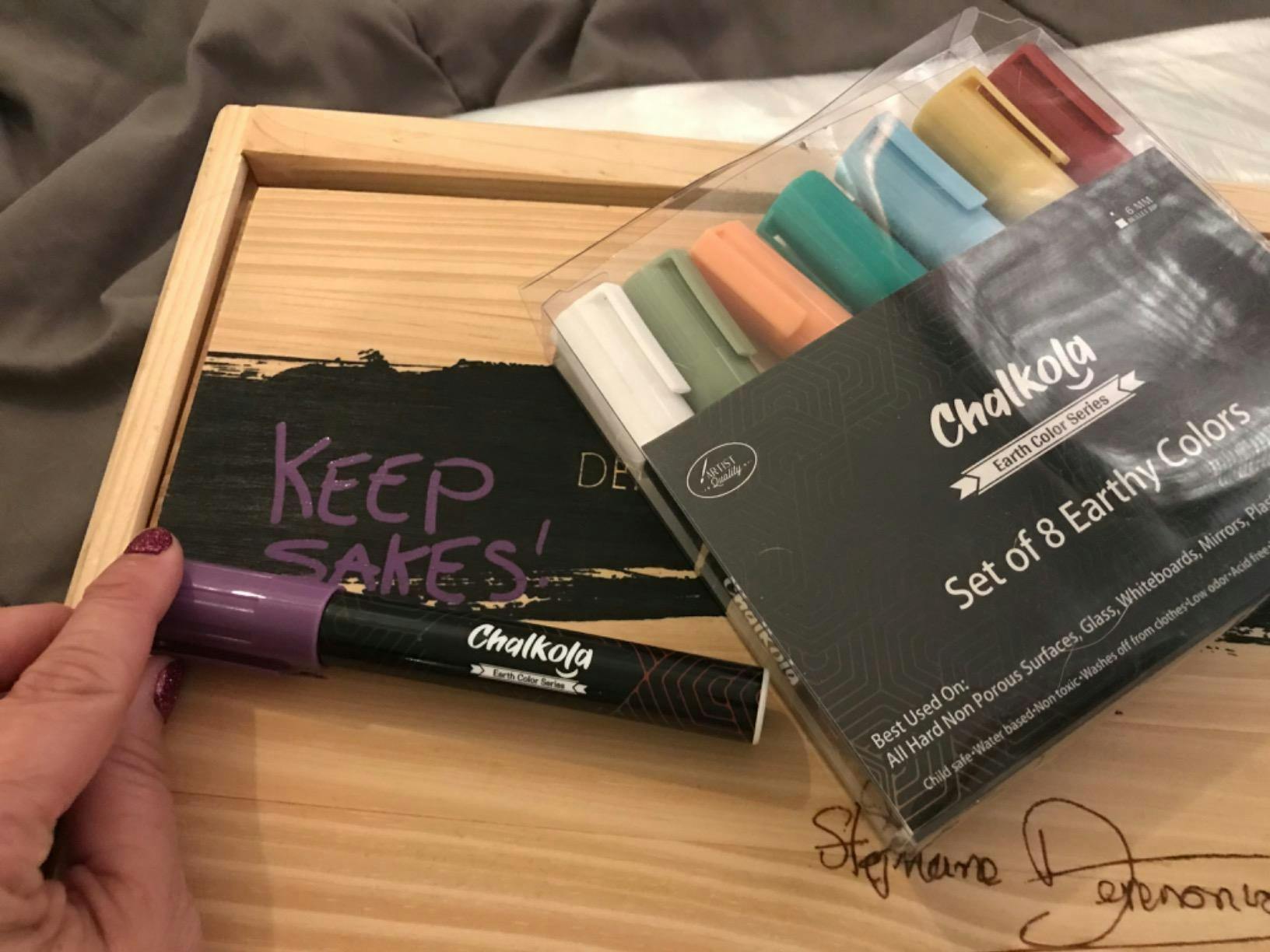 Scrapbooking Using Chalk Markers - Chalkola Art Supply