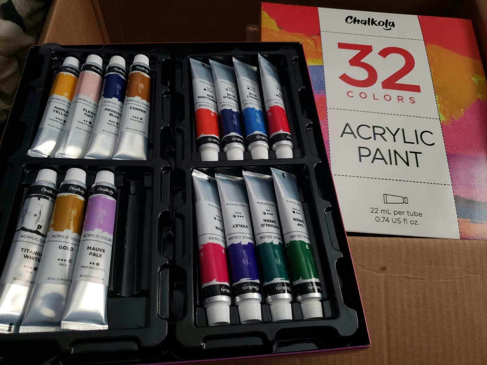 32 colors Chalkola Acrylic Paint