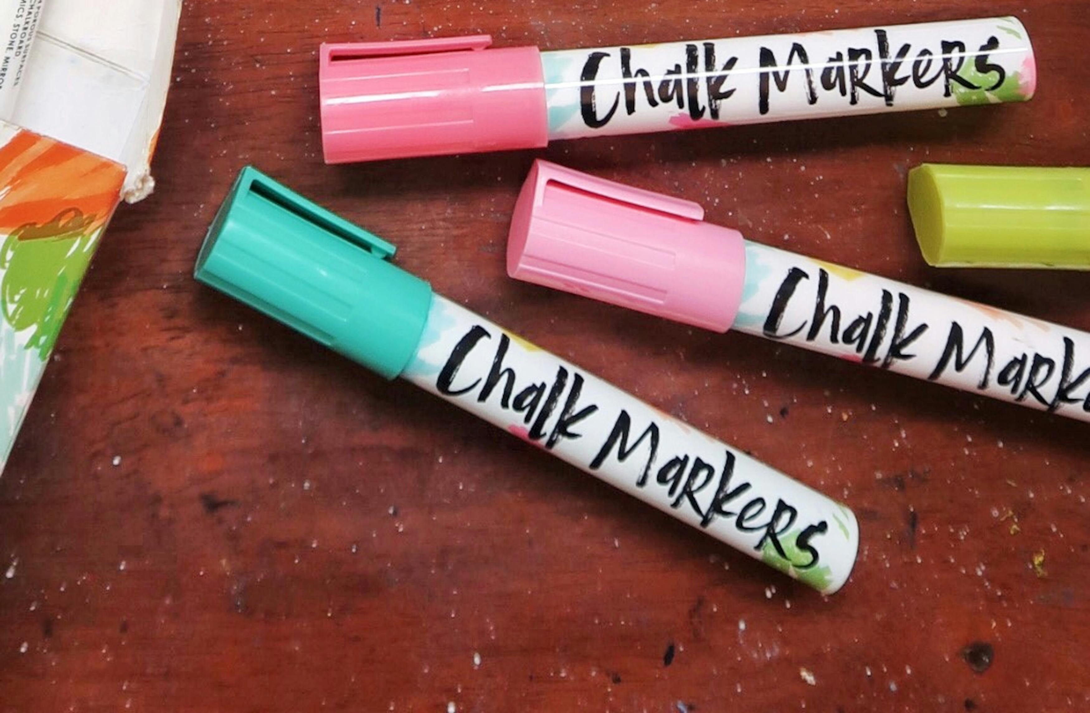 Liquid Chalk Markers for Chalkboard Erasable (20 Vintage Colors) - Bold Dry  Erase Marker Chalk Pens for Blackboard, Windows, Bistro, Glass - 6mm  Reversible Tip - 5 Extra Nibs - Yahoo Shopping