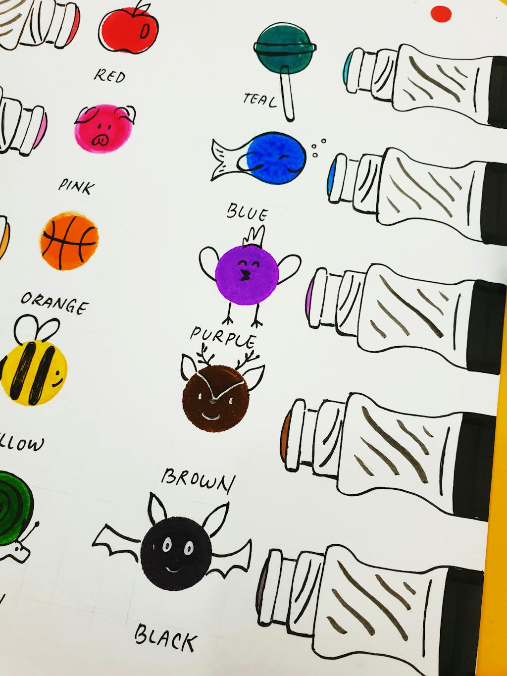 Washable Dot Markers For Kids Pack of 10 with Activity Book