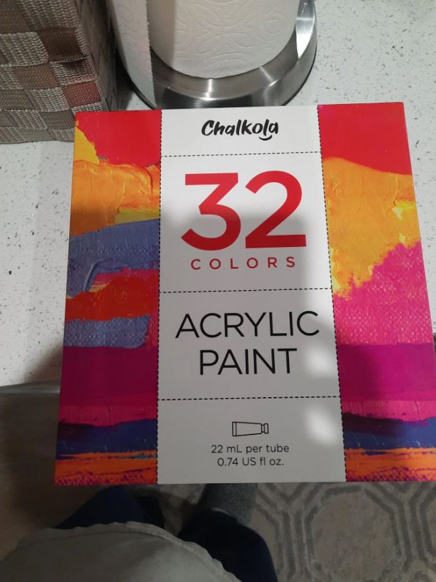 Acrylic Paint Set, 22ml Tubes - Set of 24 - Chalkola Art Supply