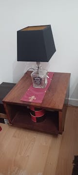 Abat-Jour Pyramide Noir et Or