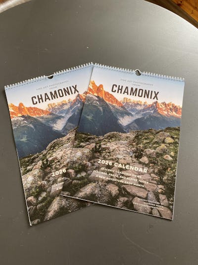 Chamonix 2026  –  Wall Calendar