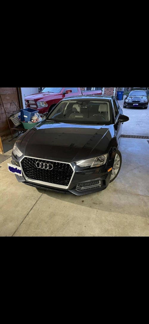2016-2019 Audi A4 S4 B9 To RS4 Style Front Bumper Grill High Quality Honeycomb Upper Grill