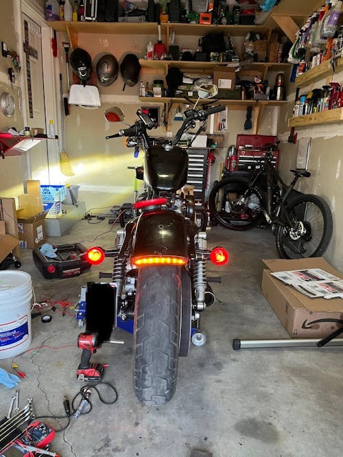 Harley Softail Dyna Sportster V-Rod 2Pcs Bullet Turn Signal Light Champoo