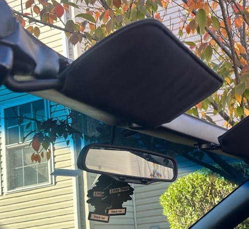 1997-2004 C5 Corvette 8Cyl, 5.7L Sun Visor Vanity Mirror C5 Black Sunvisors Pair Shaded 10442033 10442034