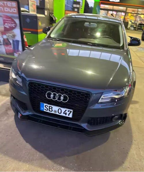 Audi A4/S4 B8.5 2012-2016 With Quattro RS4 Style Front Bumper Grill Replacement Black Grille