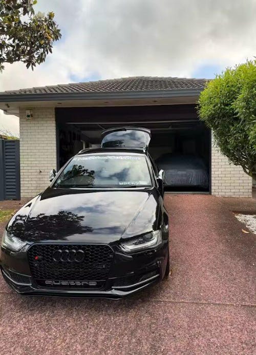 2012-2016 Audi A5 / S5 B8.5 RS5 Style Honeycomb Mesh Front Bumper Grill Black Grille