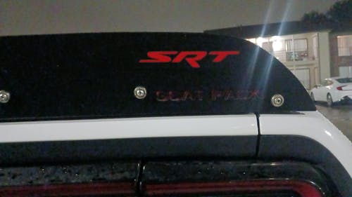 Challenger Trunk Lid Badge Rear Tailgate SRT Hellcat Decal Emblem #1