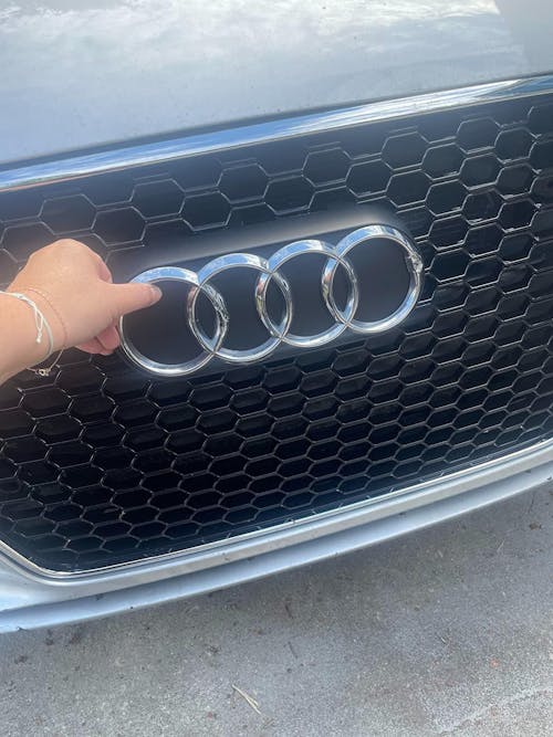 2012-2016 Audi A5 S5 B8.5 To RS5 Style Honeycomb Grill Front Bumper Grille