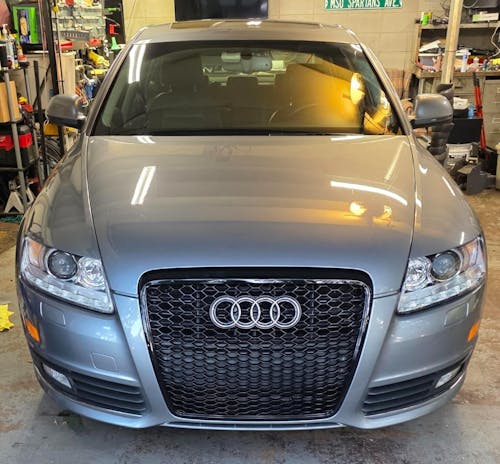 12-16 Audi A5 S5 B8 5 RS5 Style Honeycomb Front Bumper Grille Mesh Black