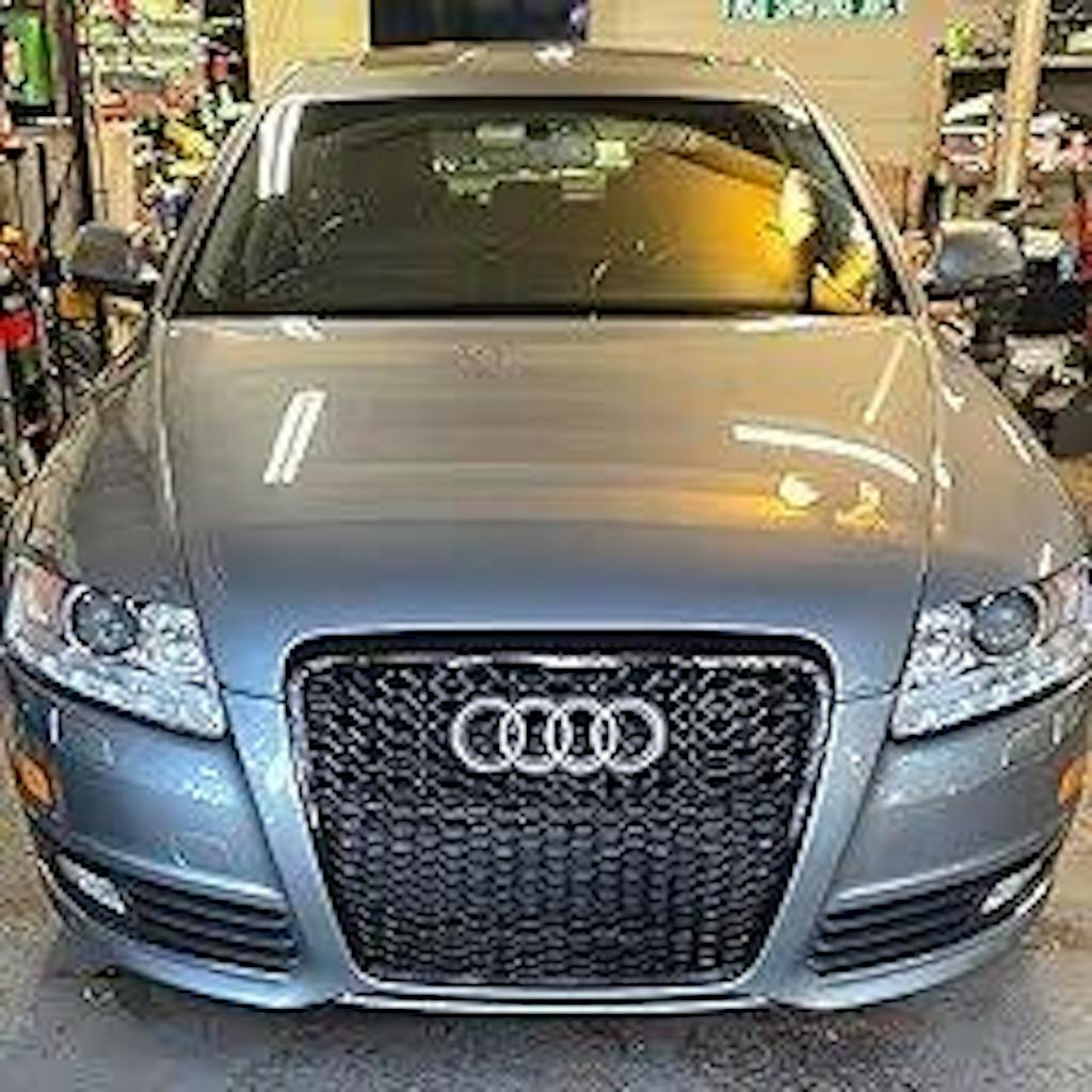 2012-2016 Audi A5/A5 Sline/S5 B8.5 To RS5/S5 Style Grill Front Bumper Glossy Black Grill