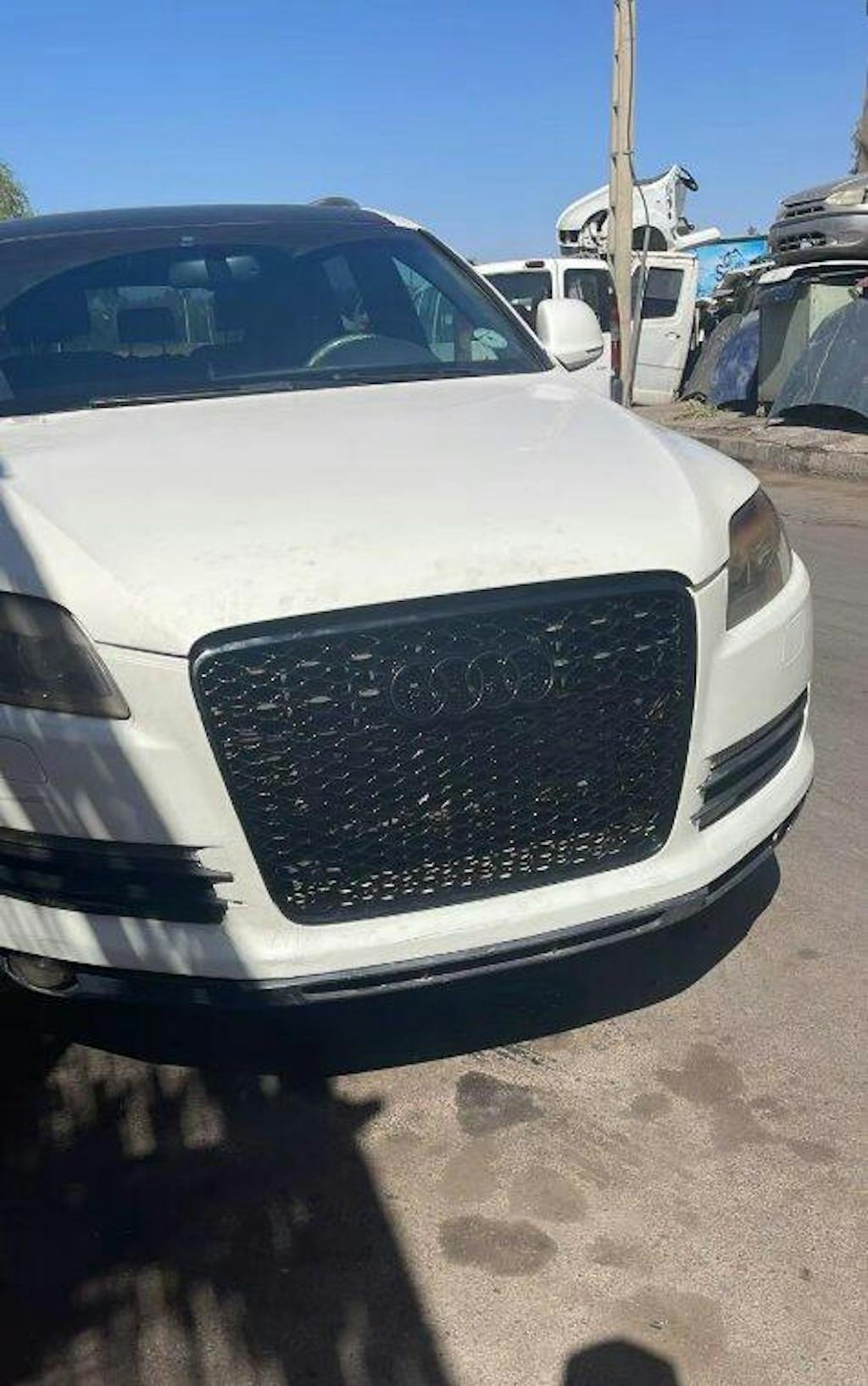 2009-2012 Mercedes Benz SL-Class R230 SL500 SL550 SL63 SL65 Front Bumper Upper Grill AMG Style Grille