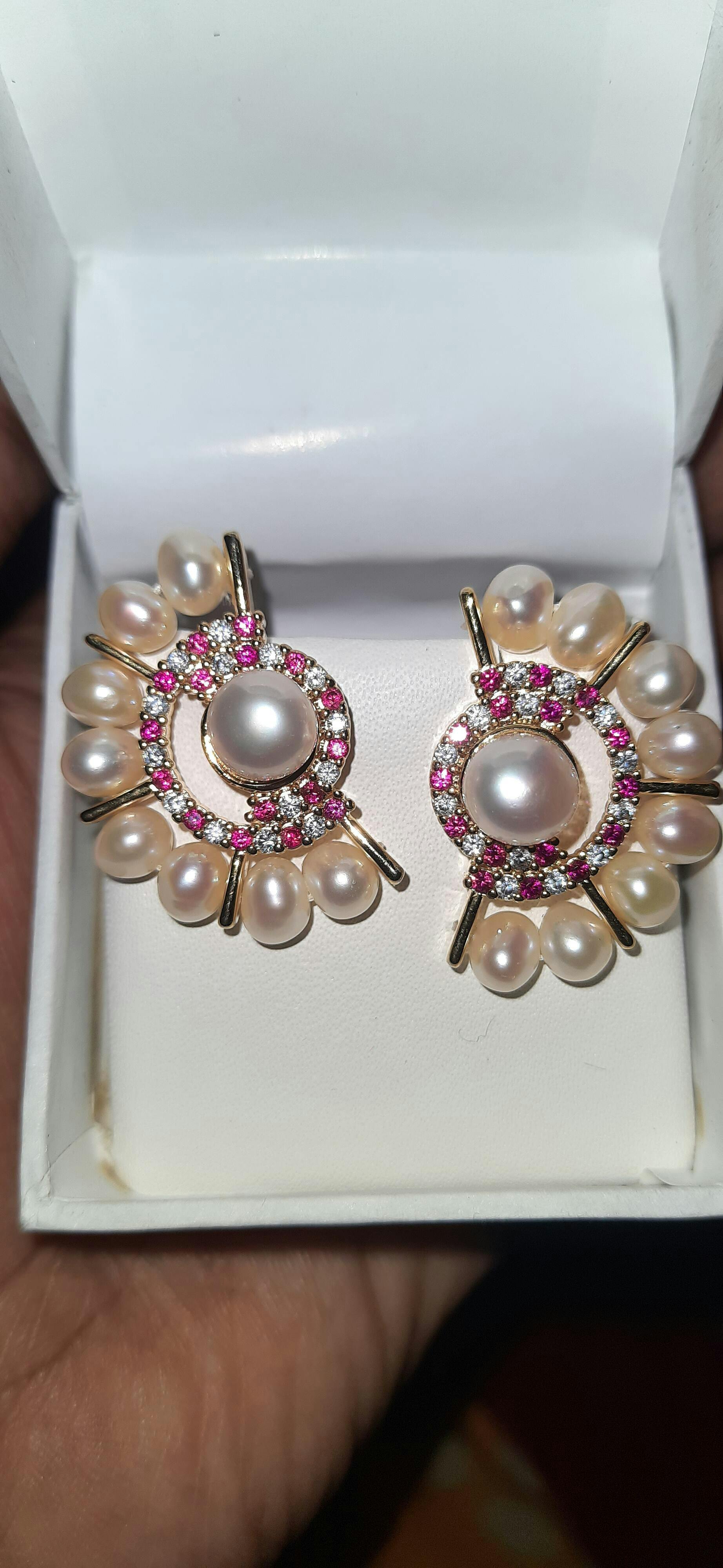 Buy Zcarina Long White Pacchi Pearl Earrings for Girls and Women Online at  Low Prices in India - Paytmmall.com