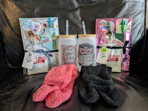 Dark/Spicy Romance Blind Date with a Book Box (With Themed Cup)