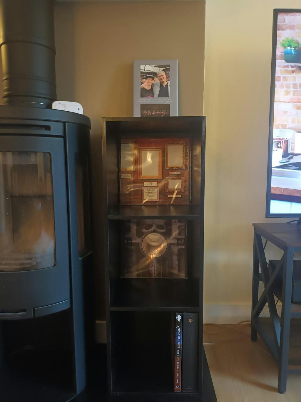 Black Vinyl Record LP Cube Storage Box