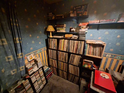 Black Vinyl Record LP Cube Storage Box