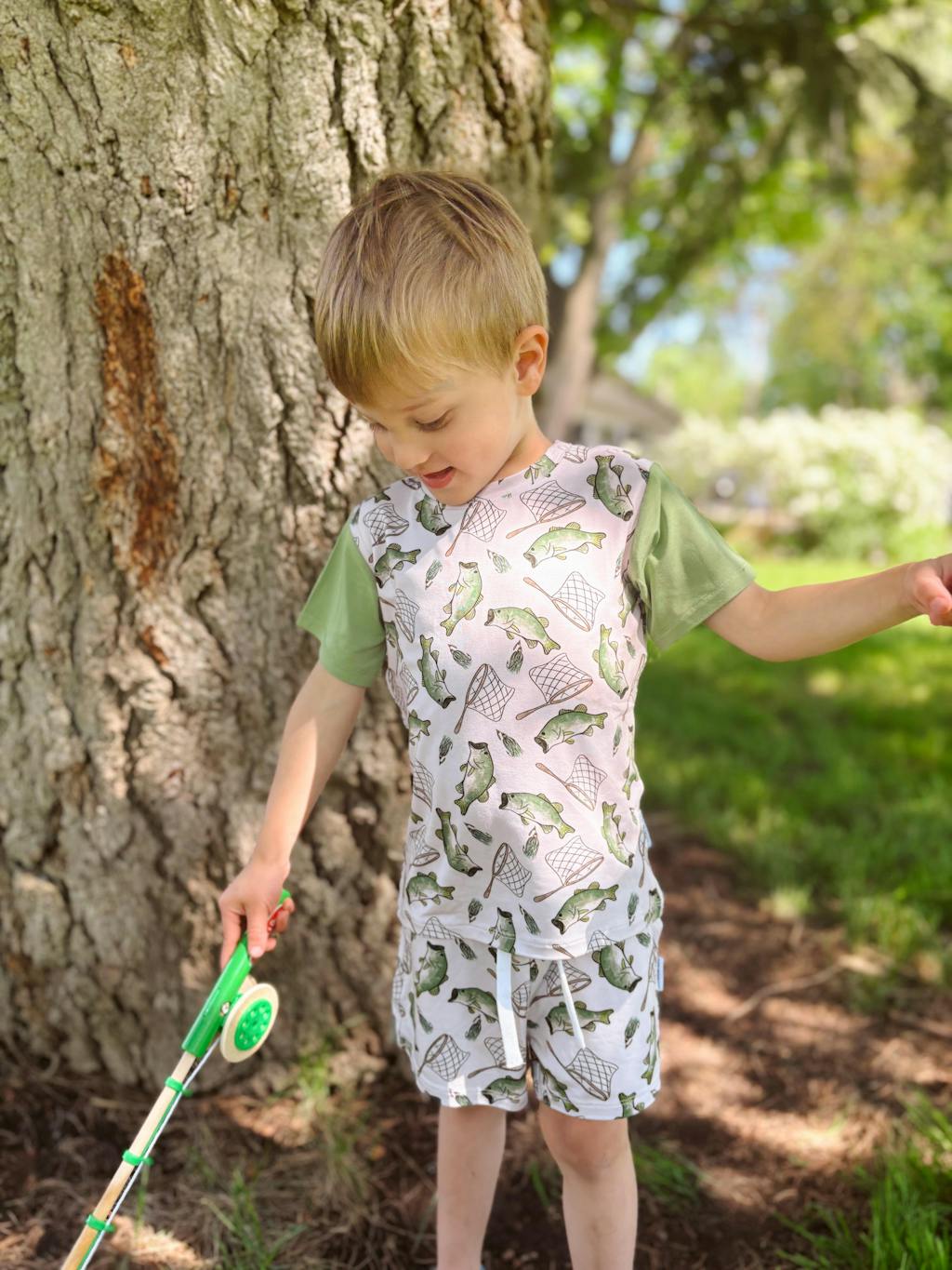 Bamboo Shortie Set | Gone Fishin'