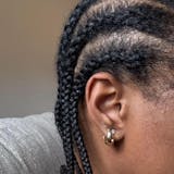 Teardrop Huggie Earrings