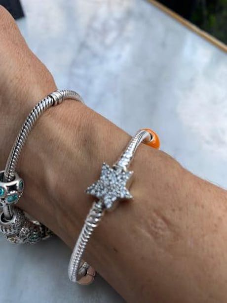 Pulsera Clásica Estrella con Brillos