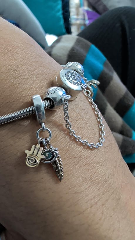 Charm Prosperidad Mano Fatima Ojo Turco