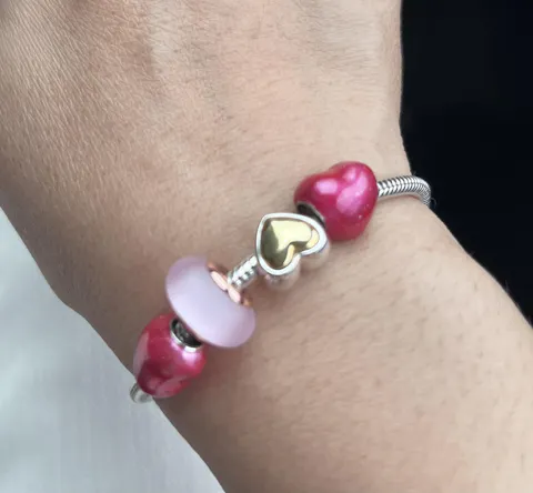 Charm Corazón Rosa