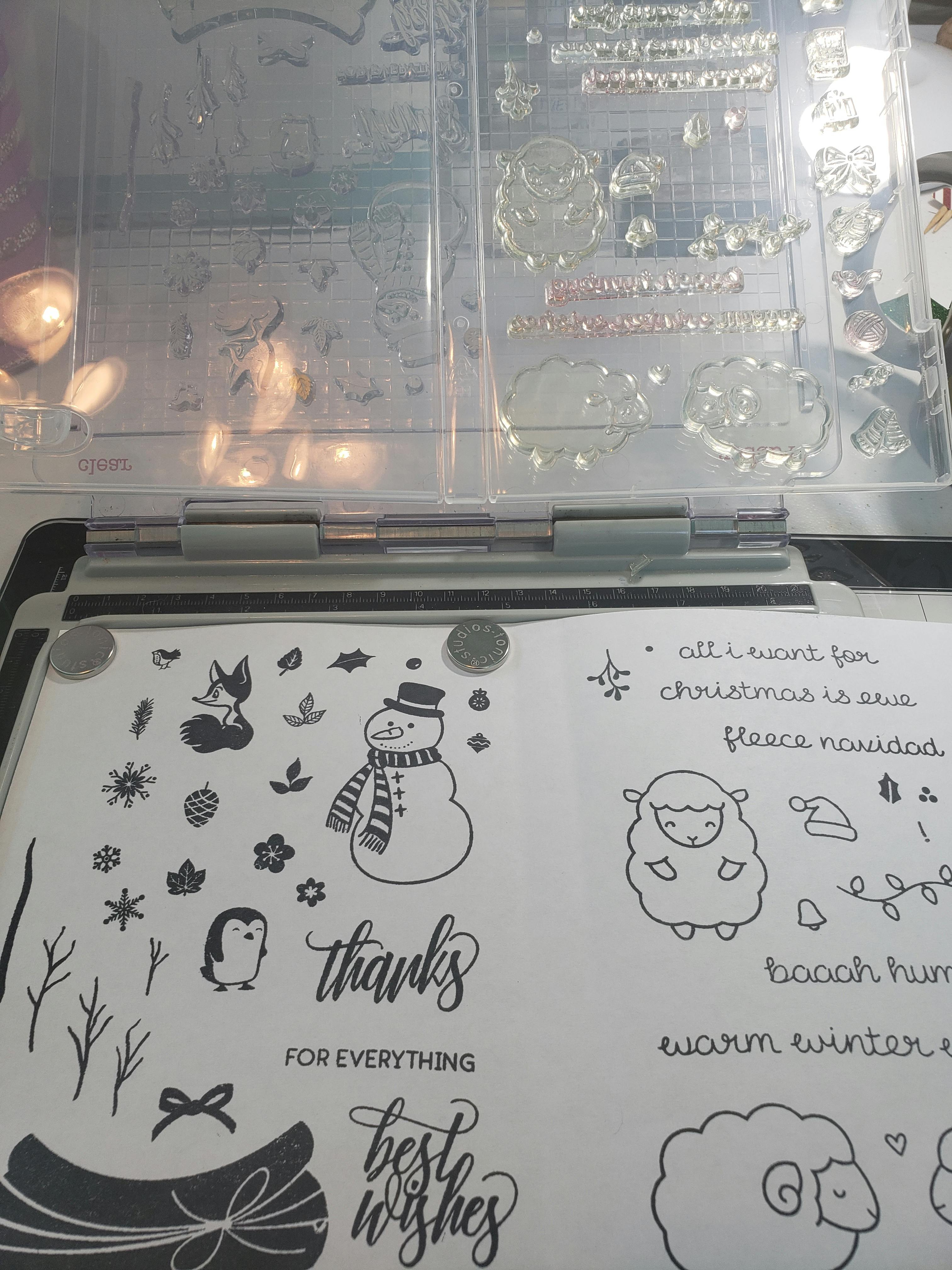 Clear Storage Cases 14mm for Rubber Stamps (No Hub)