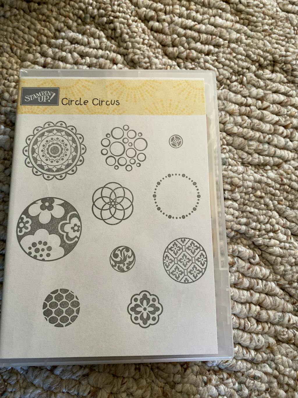 Clear Storage Cases 35mm for Wood Mounted Rubber Stamps /w Tabs (No Hu