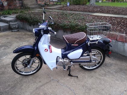 Honda Super Cub Trail 125 Whiskey Brown Diamond Seat Cover