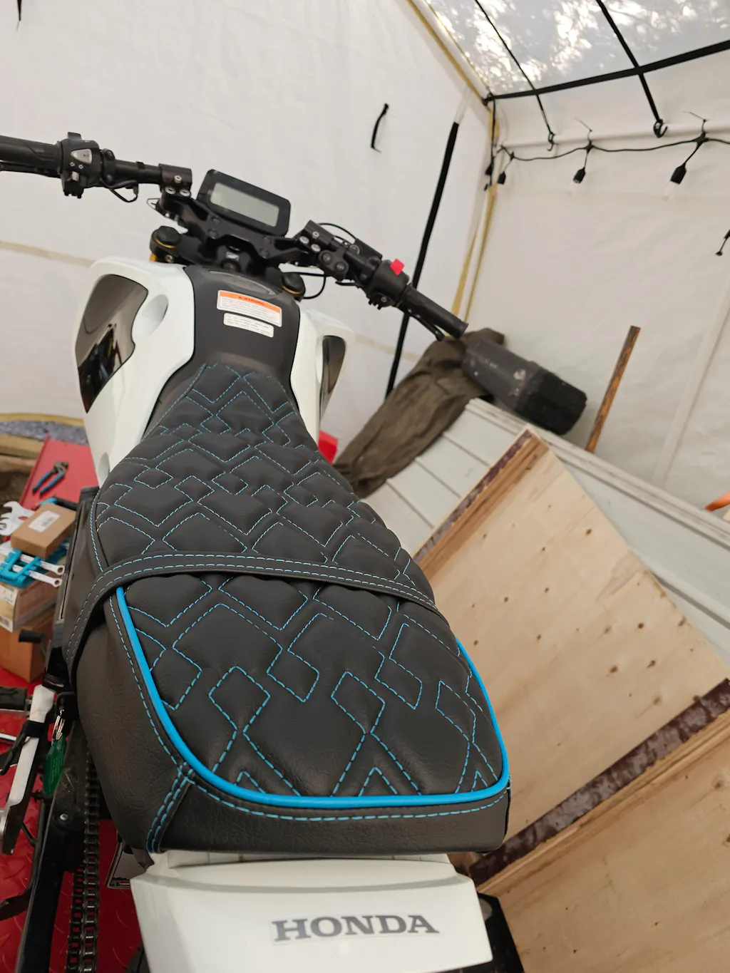 Honda Grom Seat Cover MSX125 Diamond Wave Seat Cover