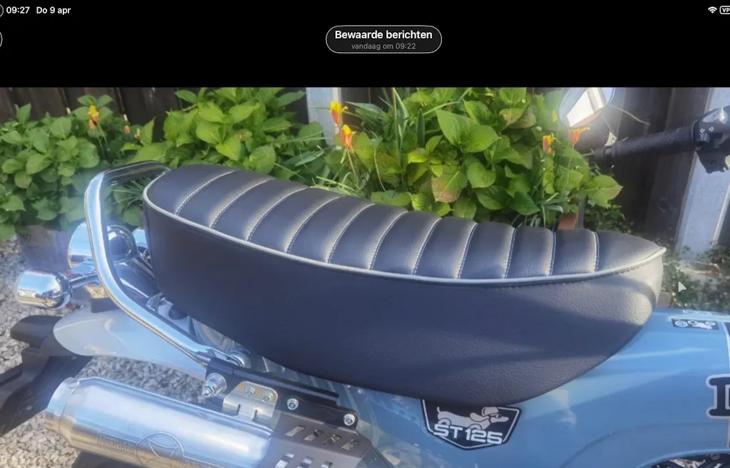 Honda DAX 125 Seat Cover 2024 - 2026 Tuck and Roll