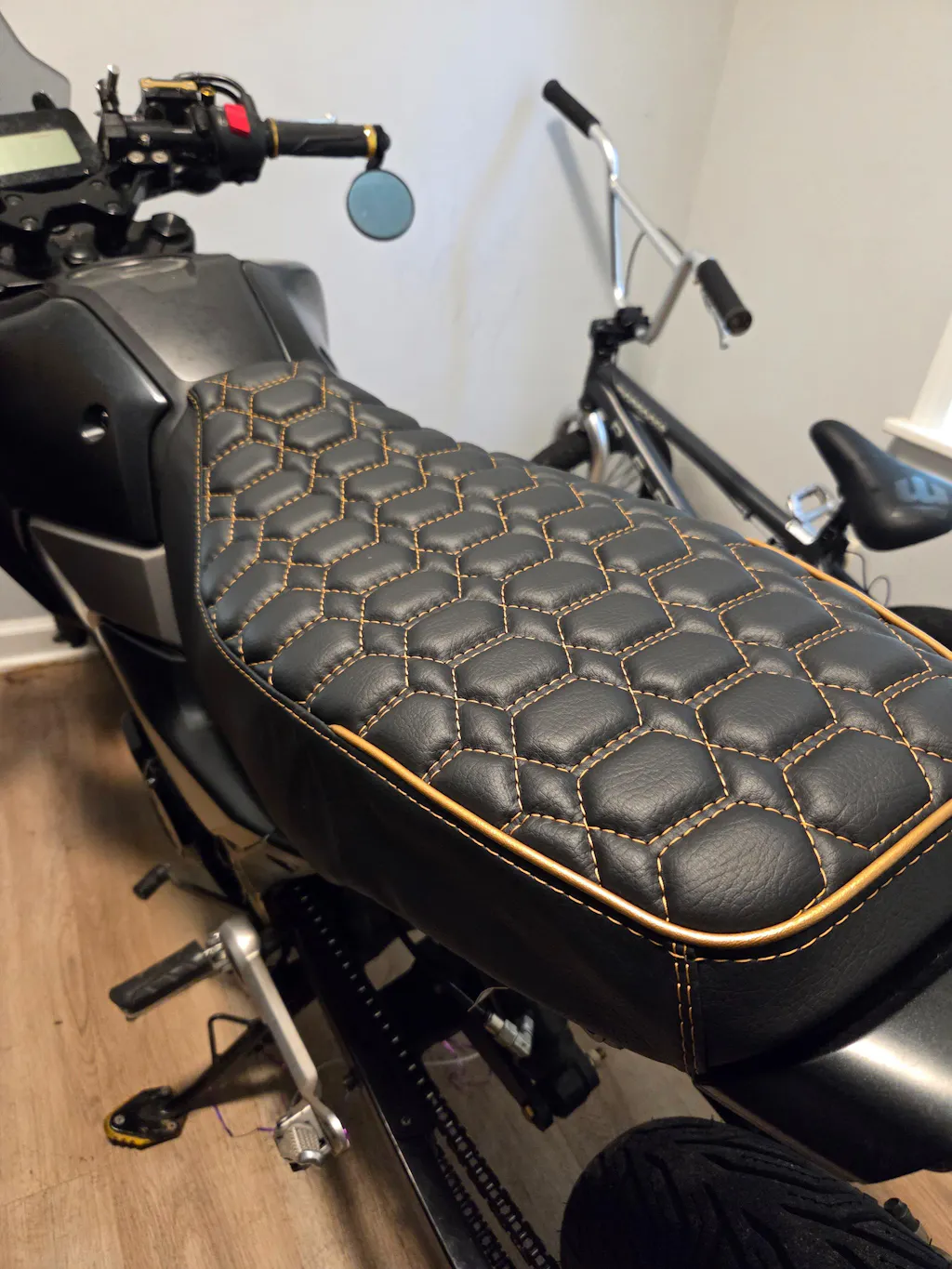Honda Grom Nested Hexagon Seat Cover MSX125 Hexagon