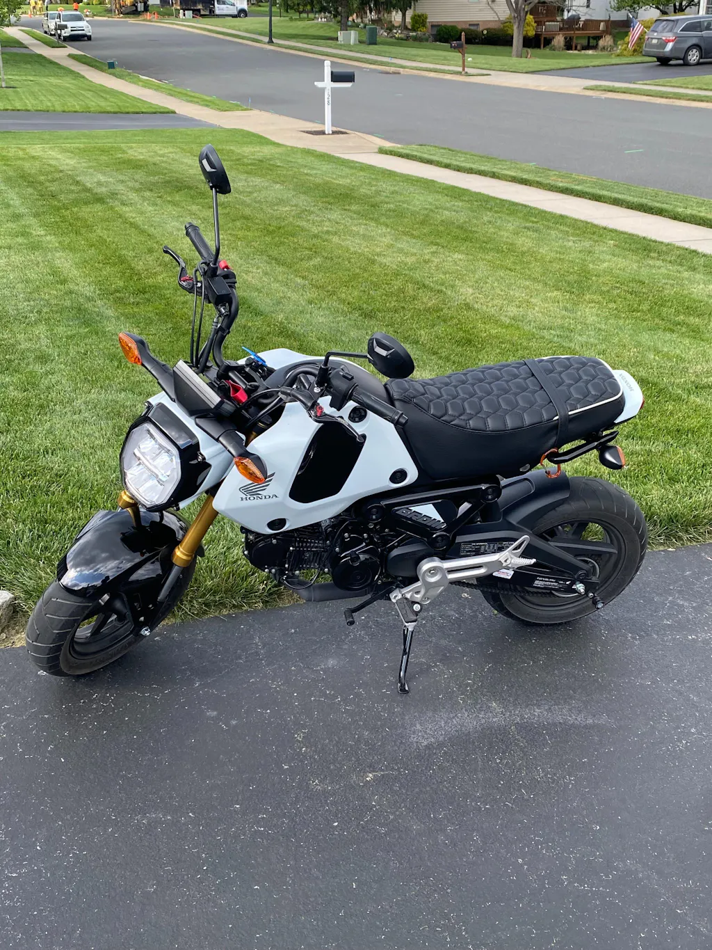 Honda Grom Nested Hexagon Seat Cover MSX125 Hexagon