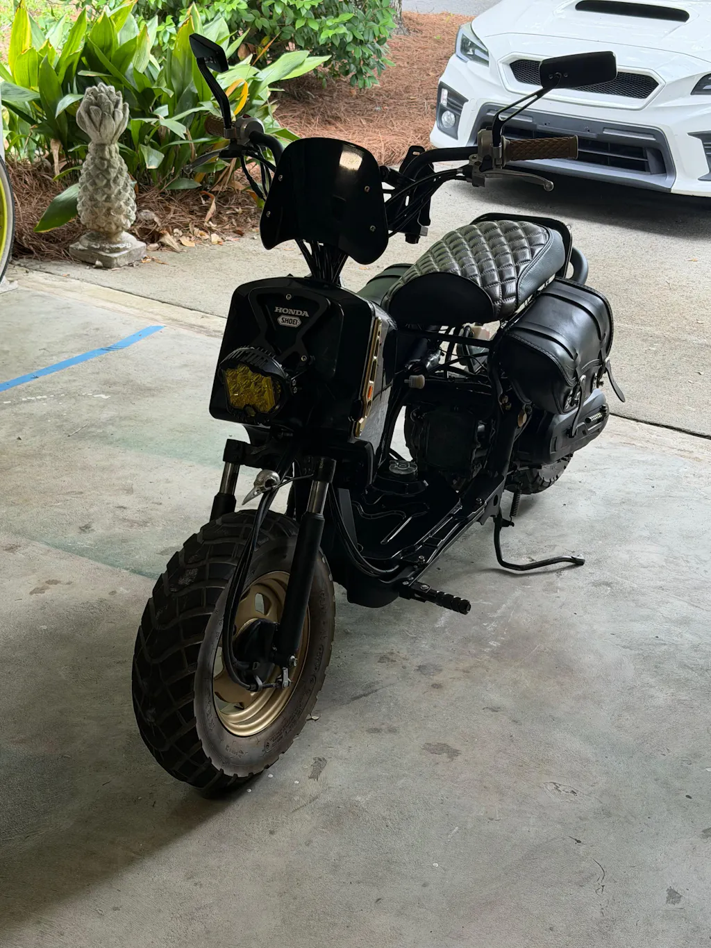 READY TO SHIP! Honda Ruckus Seat Cover Tobacco Brown and Black