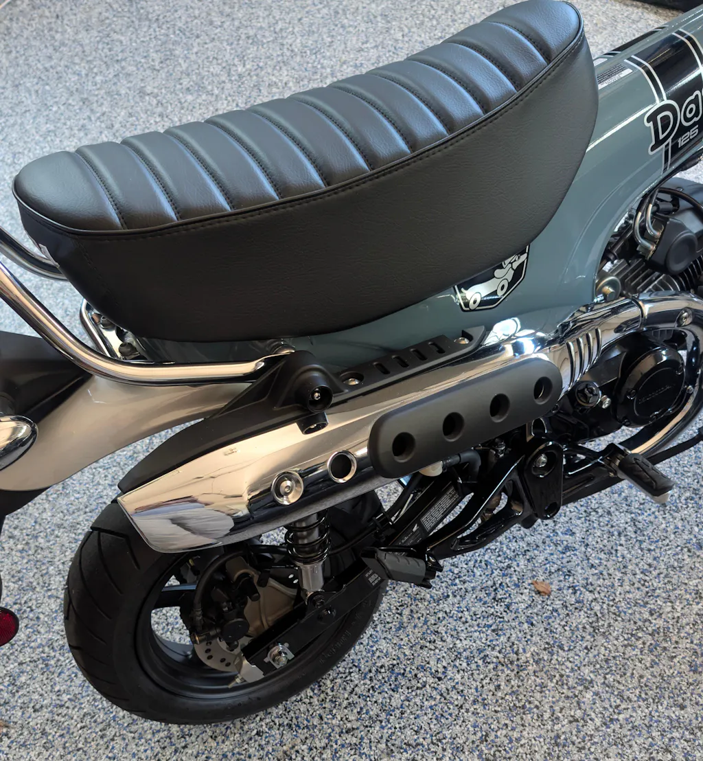 READY TO SHIP! Honda Dax 125 Tuck and Roll Seat Cover
