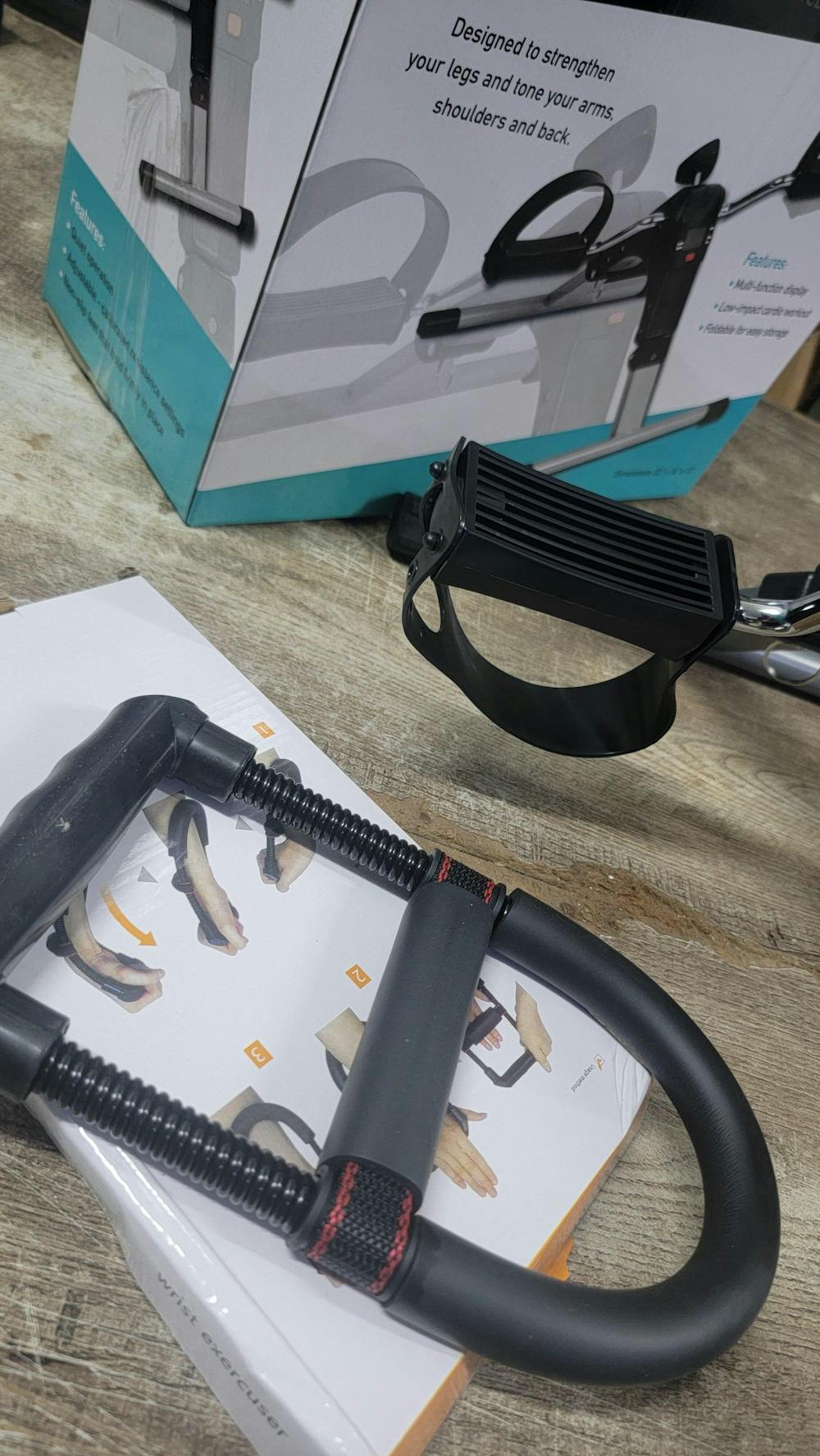Digital Exercise Cycle with Free Forearm Strengthener | Cheena.pk