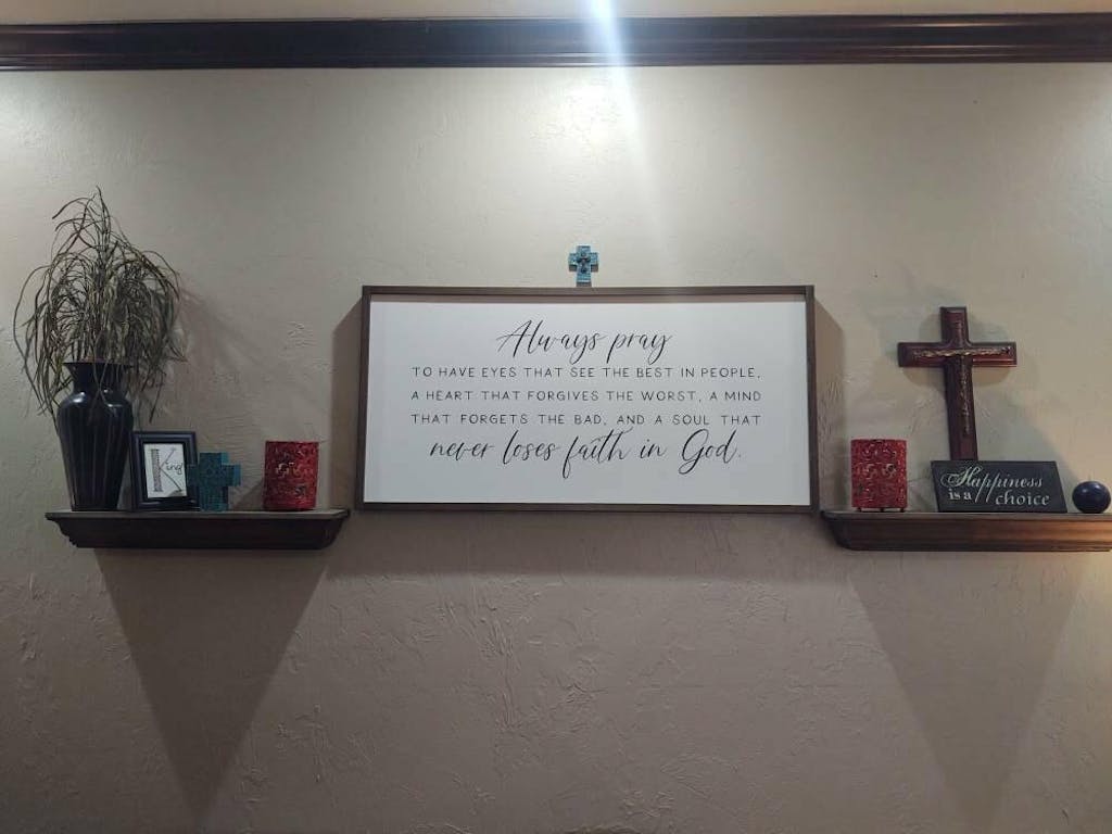 Always Pray | Wood Framed Sign