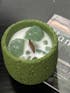 Green Quartz Candle Meteor-Shaped Cup