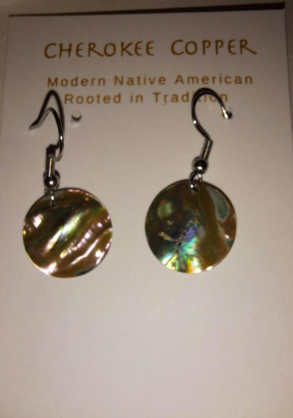 Yellow Teardrop Necklace Cherokee Copper