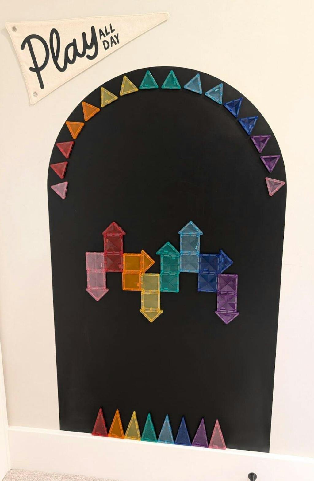 Magic Playwall - Original Arch Magnetic Wall Decal for Kids