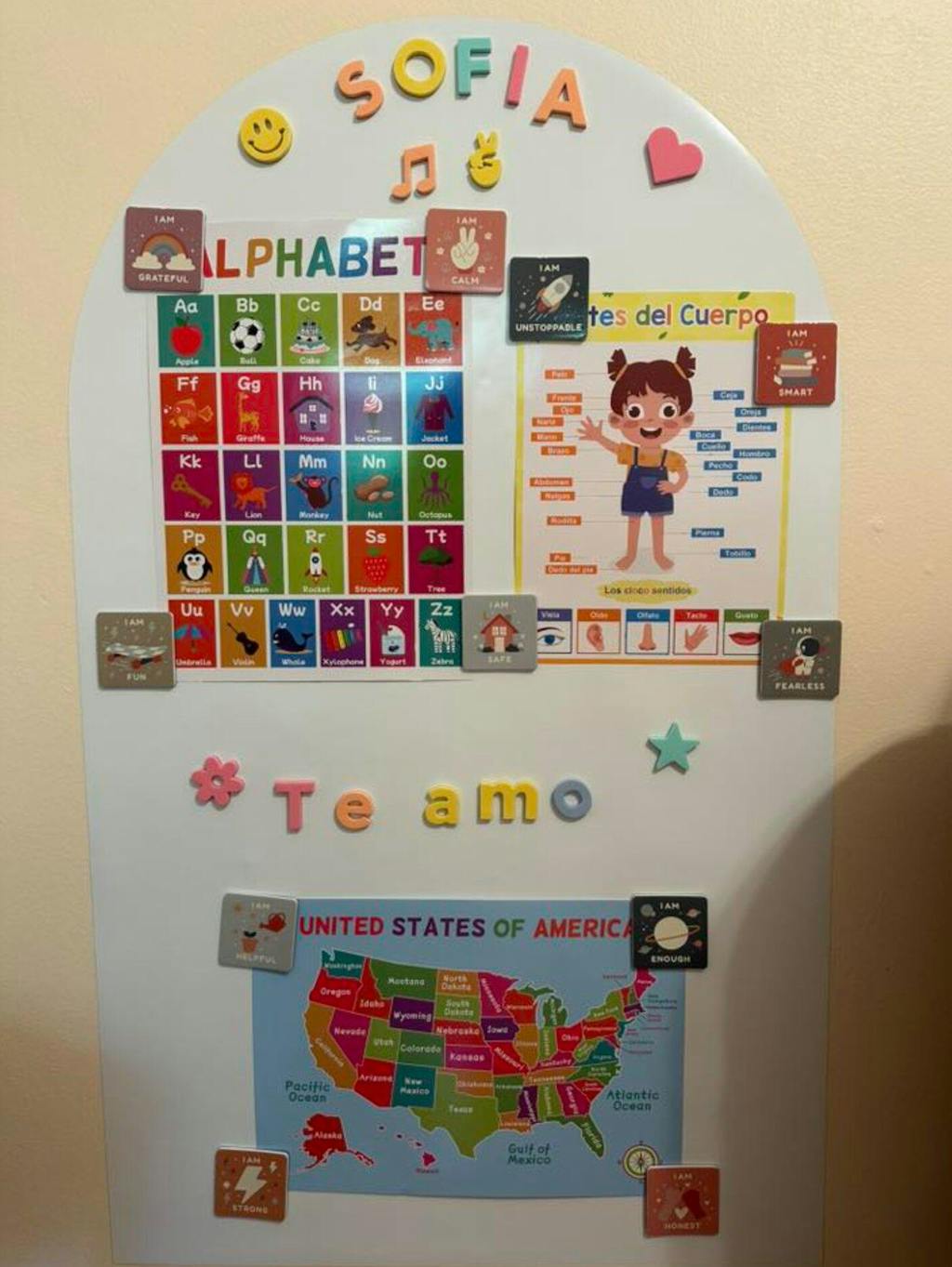 Magic Playwall - Original Arch Magnetic Wall Decal for Kids